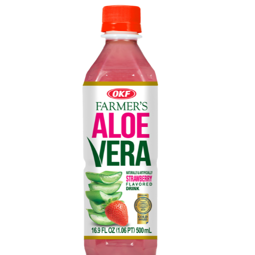 OKF Farmer’s Aloe Vera Strawberry 500ml