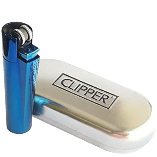 Clipper Deep Blue Metal + Box Micro CMP22RH