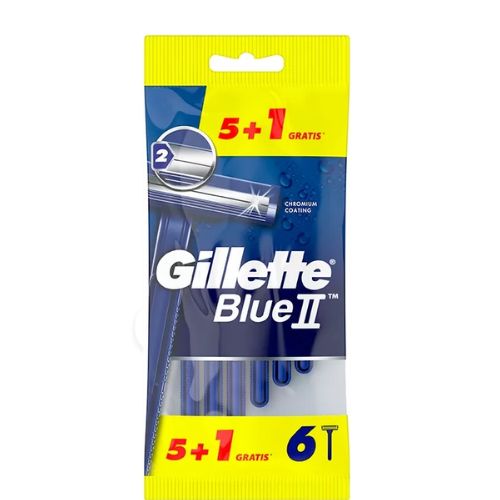 Gillette Blue 2 Одноразовые Бритвы 5+1штук