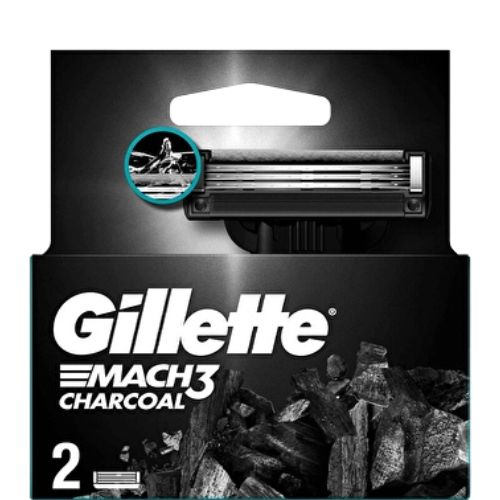 Gillette Mach 3 Charcoal Картриджи 2штук
