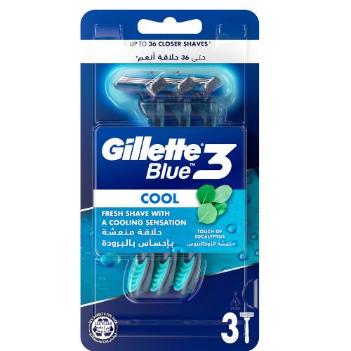 Gillette Blue 3 Cool Одноразовые Бритвы 3штук