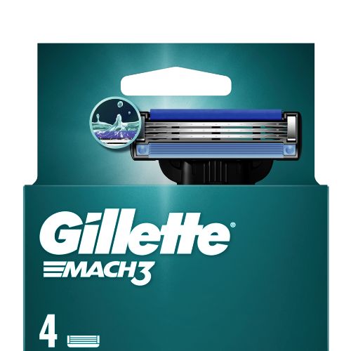 Gillette Mach 3 Картриджи 4штук